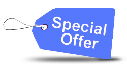 Special Offers. special offers blue